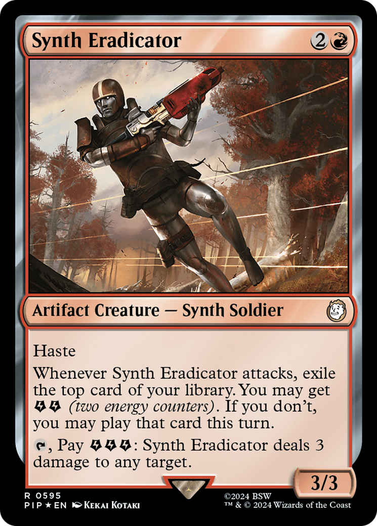 Synth Eradicator (Surge Foil) [Fallout] | Galactic Gamez