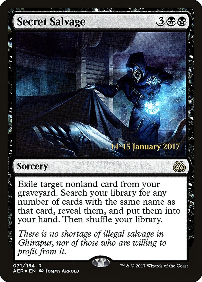 Secret Salvage [Aether Revolt Prerelease Promos] | Galactic Gamez