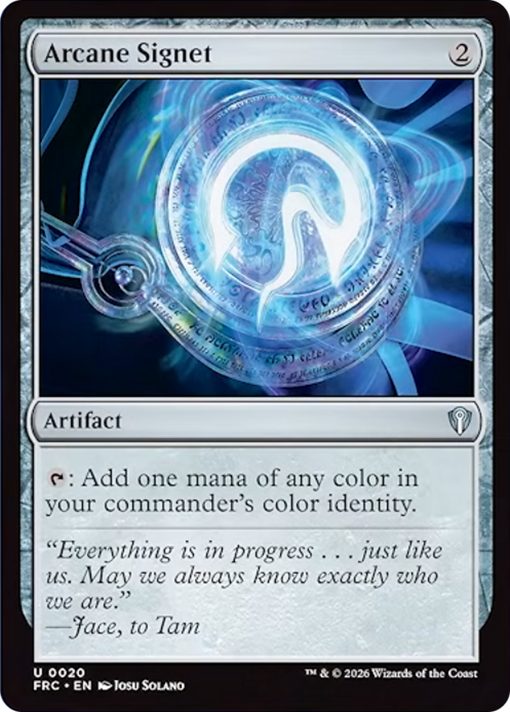 Arcane Signet [Reality Fracture Commander] | Galactic Gamez