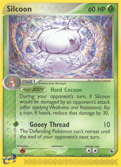 Silcoon (43/109) [EX: Ruby & Sapphire] | Galactic Gamez