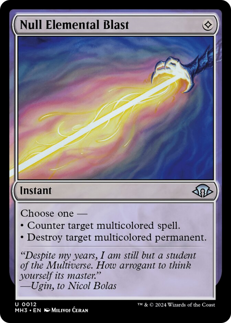 Null Elemental Blast [Modern Horizons 3] | Galactic Gamez