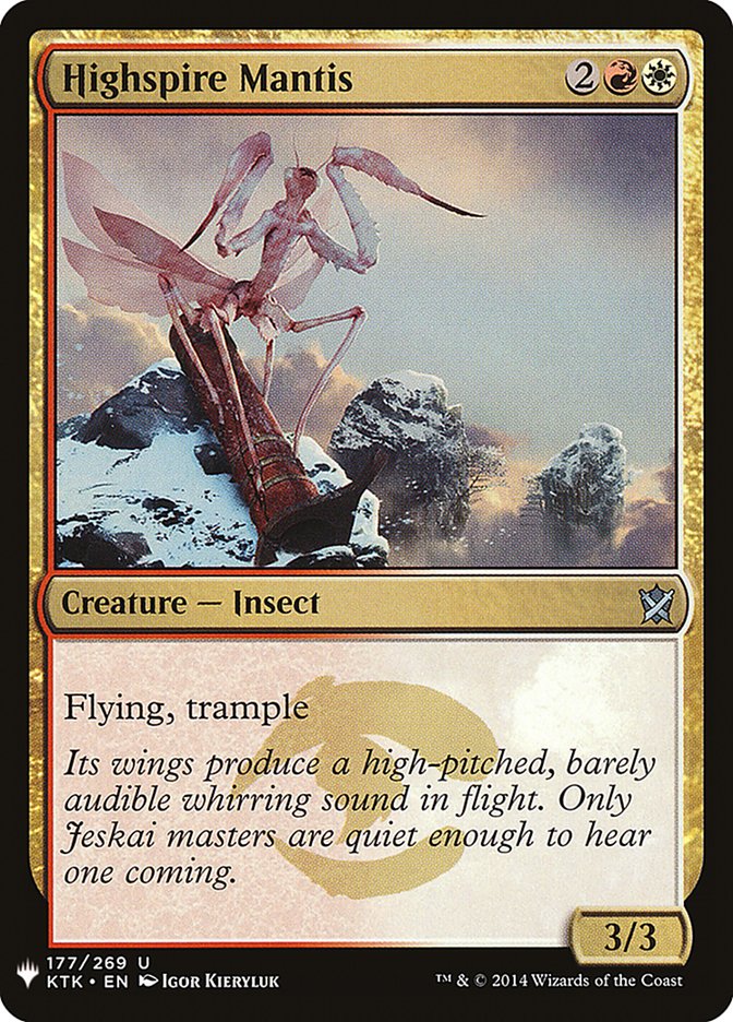 Highspire Mantis [Mystery Booster] | Galactic Gamez