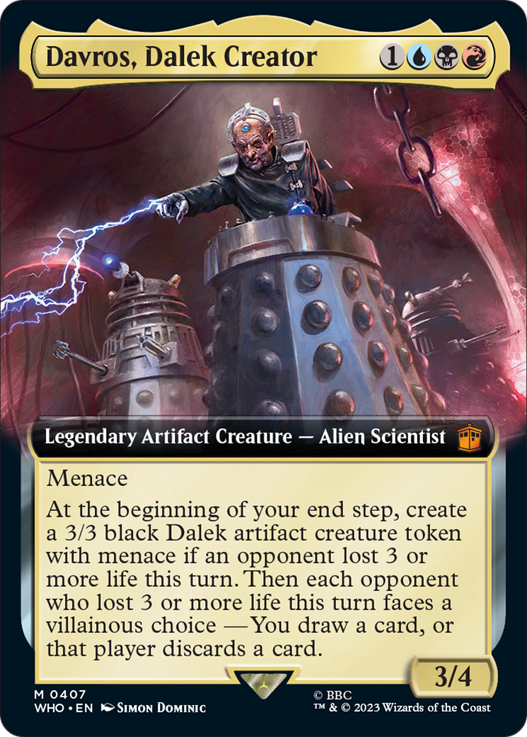 Davros, Dalek Creator (Extended Art) [Doctor Who] | Galactic Gamez