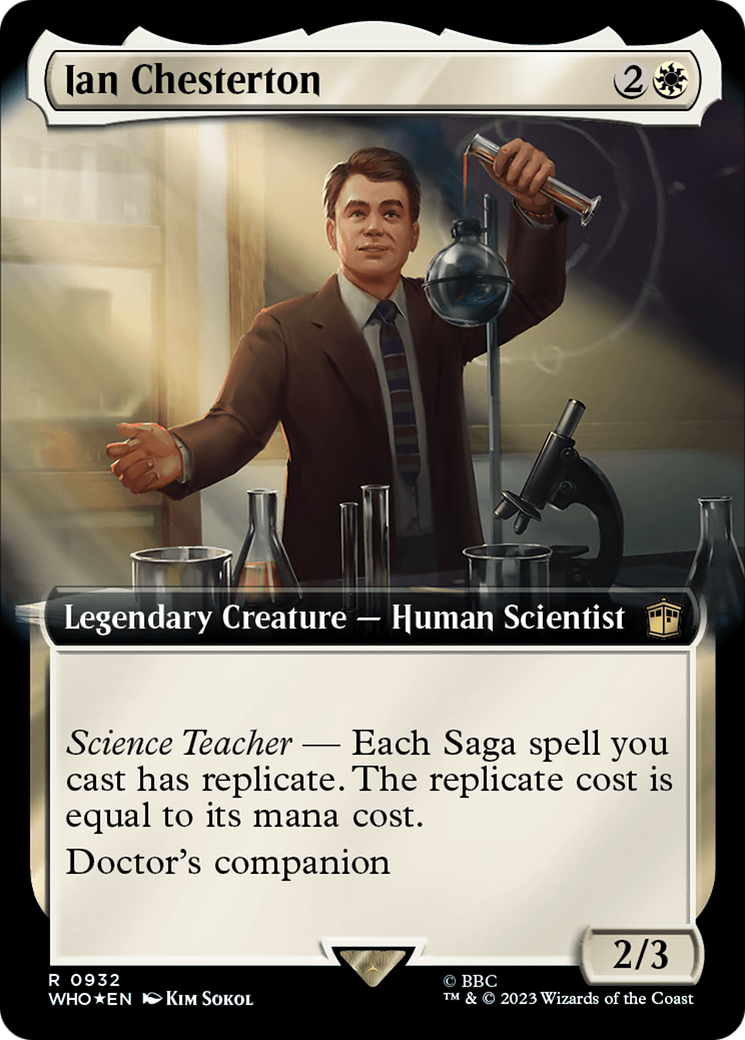 Ian Chesterton (Extended Art) (Surge Foil) [Doctor Who] | Galactic Gamez