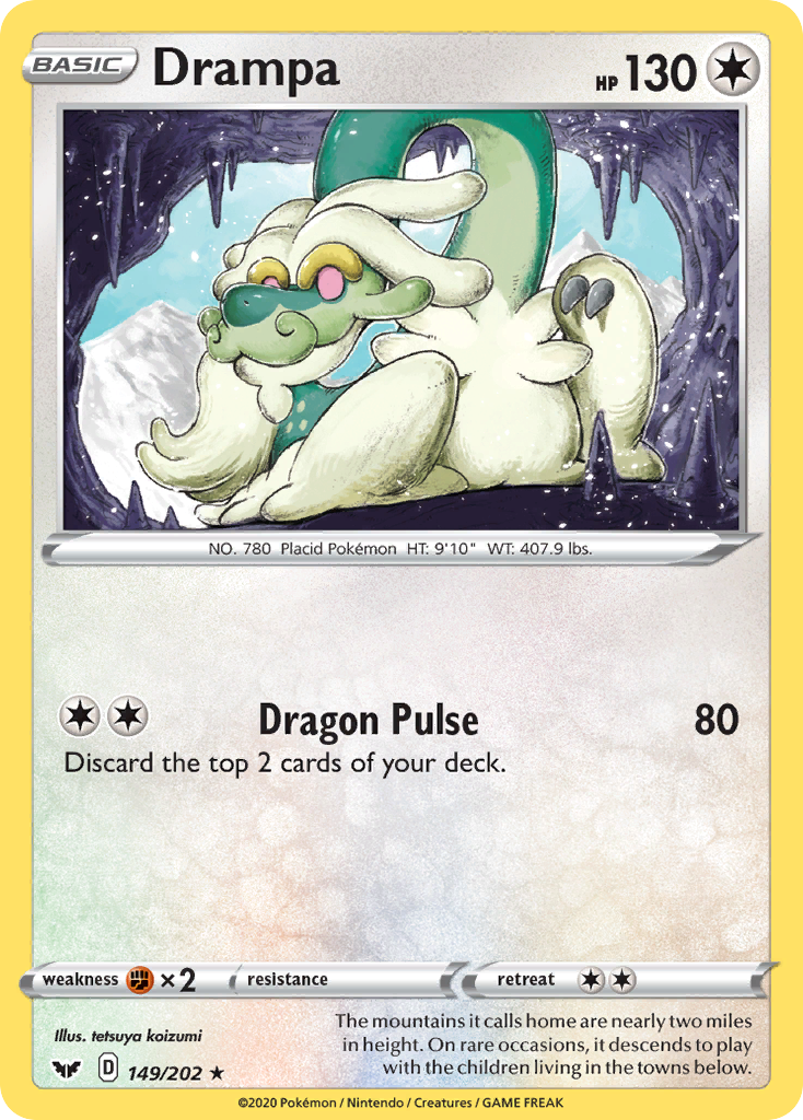 Drampa (149/202) [Sword & Shield: Base Set] | Galactic Gamez