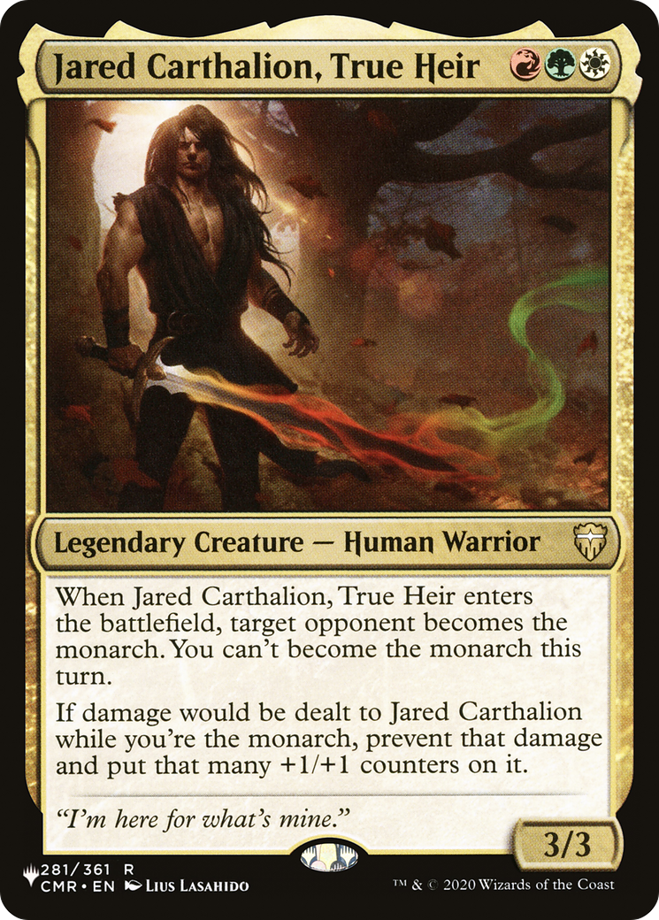 Jared Carthalion, True Heir [The List] | Galactic Gamez