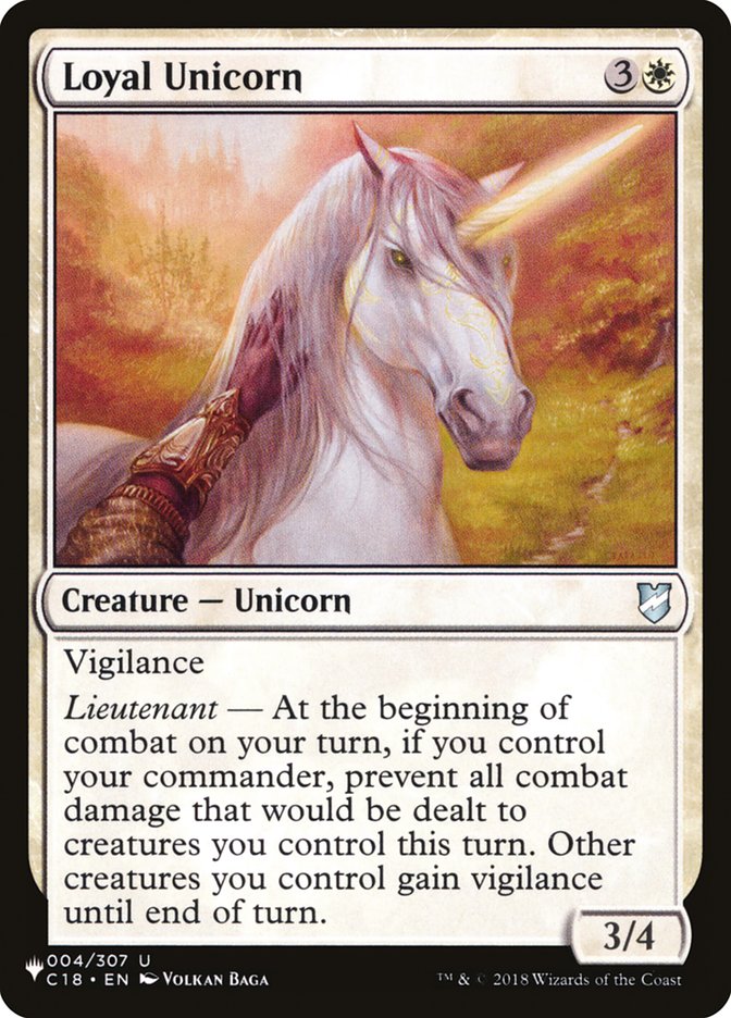 Loyal Unicorn [The List] | Galactic Gamez