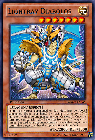 Lightray Diabolos [GAOV-EN035] Rare | Galactic Gamez