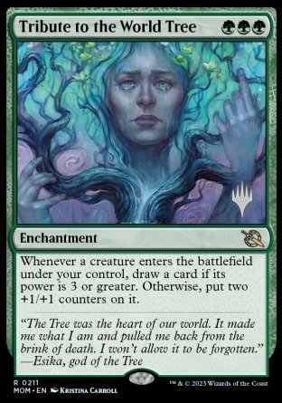 Tribute to the World Tree (Promo Pack) [March of the Machine Promos] | Galactic Gamez