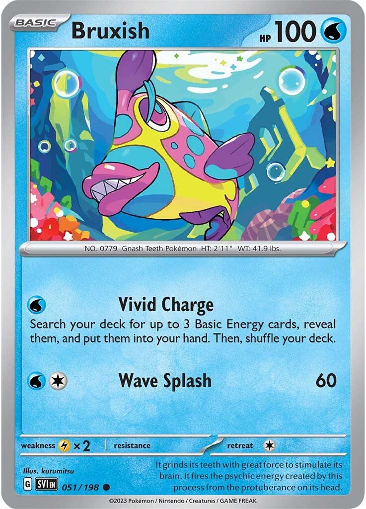 Bruxish (051/198) [Scarlet & Violet: Base Set] | Galactic Gamez