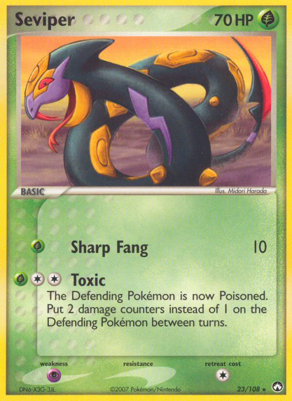 Seviper (23/108) [EX: Power Keepers] | Galactic Gamez