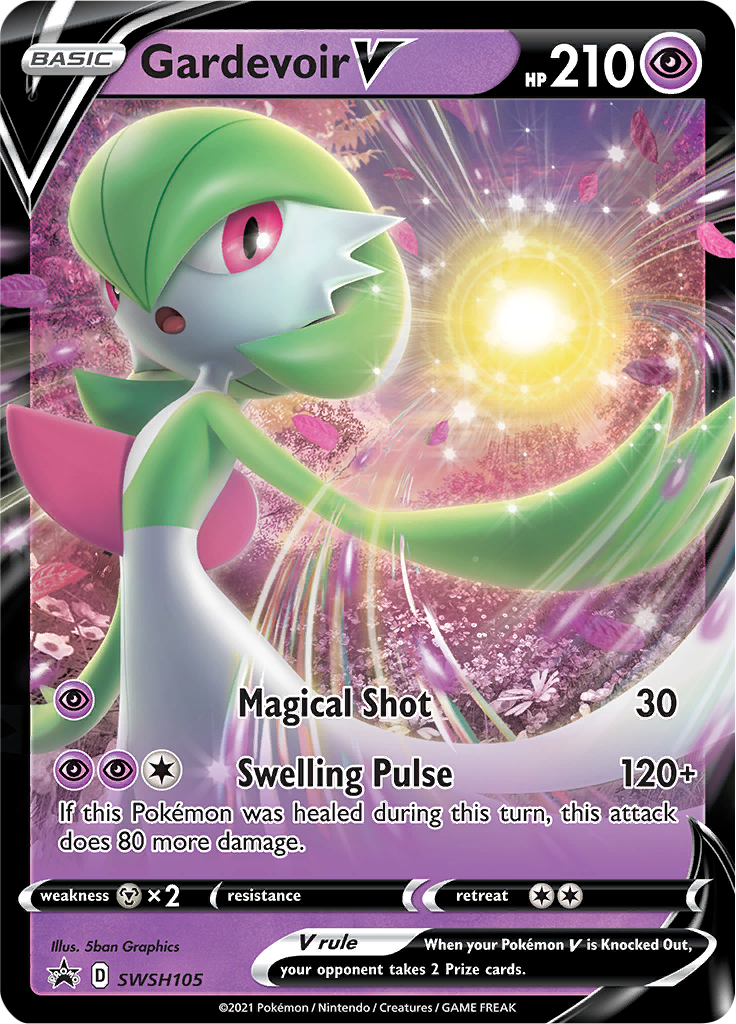 Gardevoir V (SWSH105) [Sword & Shield: Black Star Promos] | Galactic Gamez