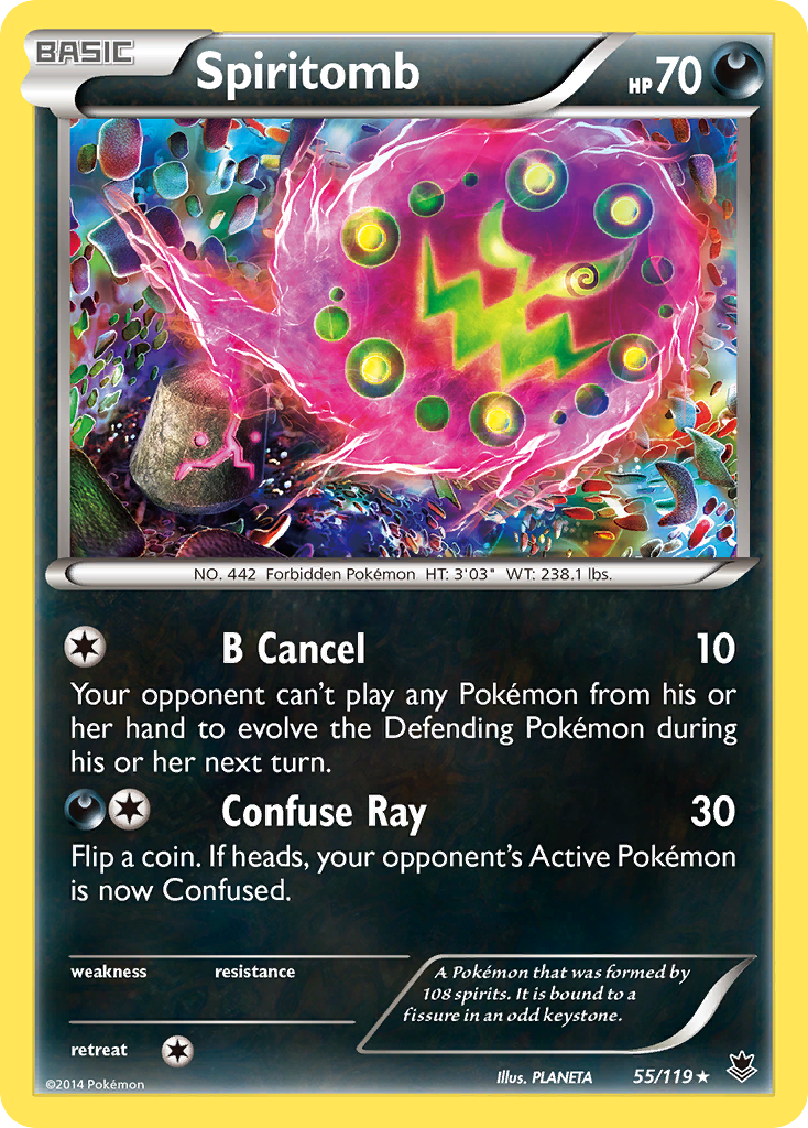 Spiritomb (55/119) [XY: Phantom Forces] | Galactic Gamez