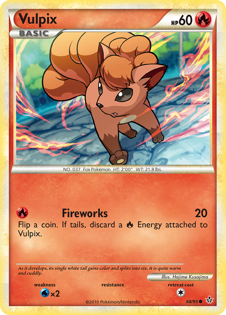 Vulpix (68/95) [HeartGold & SoulSilver: Unleashed] | Galactic Gamez