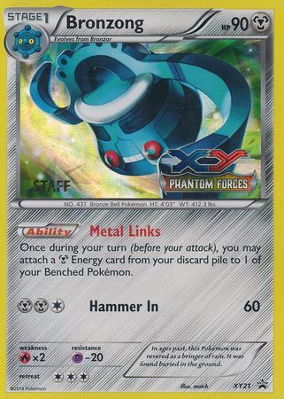 Bronzong (XY21) (Staff) [XY: Black Star Promos] | Galactic Gamez