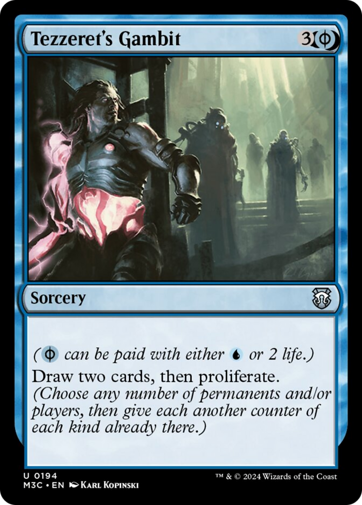 Tezzeret's Gambit (Ripple Foil) [Modern Horizons 3 Commander] | Galactic Gamez