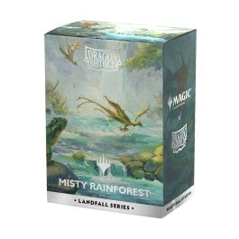 Dragon Shield: Art: Dual Matte: Landfall Series - Misty Rainforest | Galactic Gamez