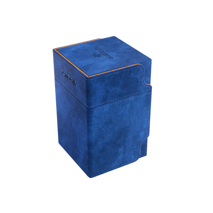 Gamegenic Watchtower 100+ XL Convertible Deck Box Blue/Orange Exclusive Line | Galactic Gamez