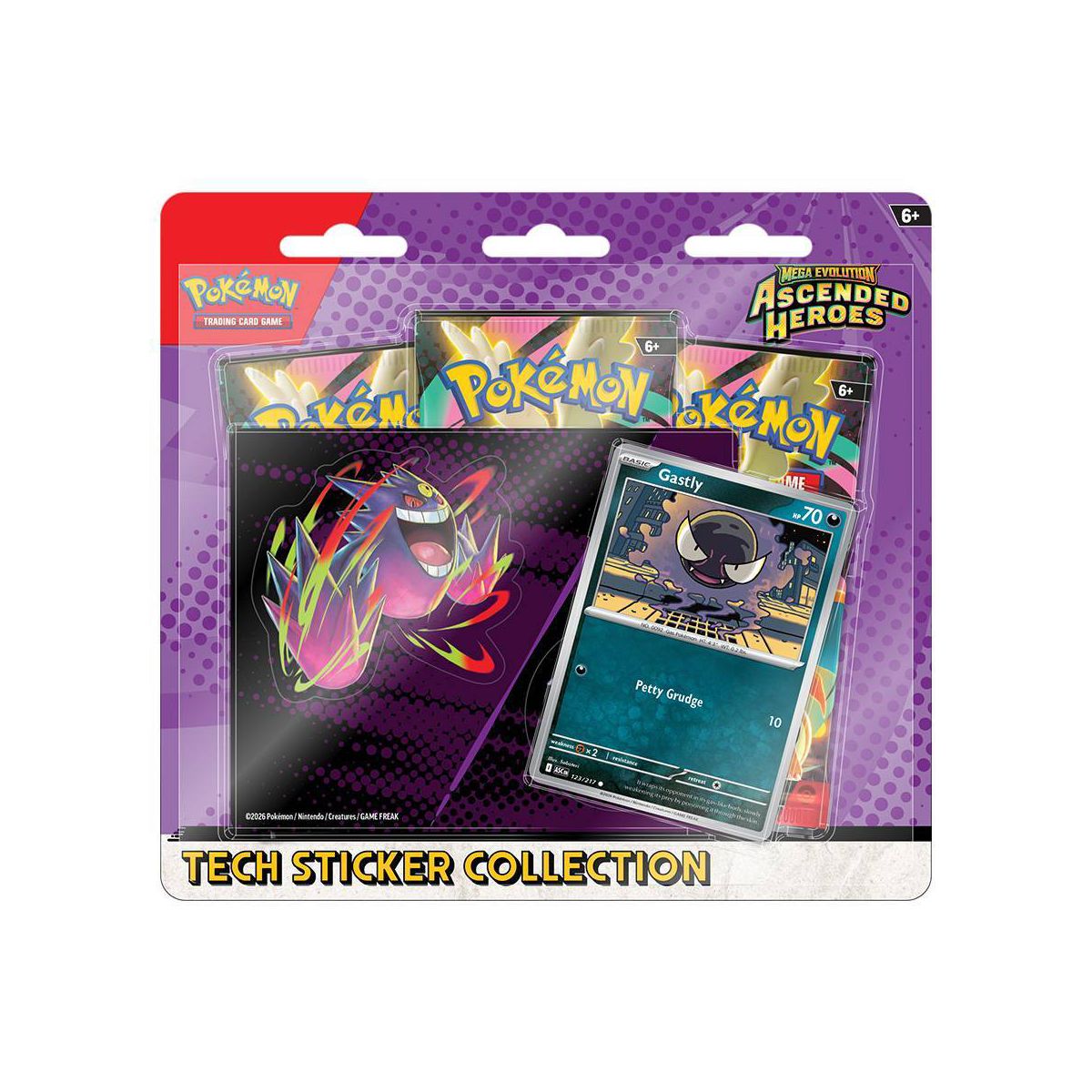Ascended Heroes Tech Sticker Collection - Gastly | Galactic Gamez