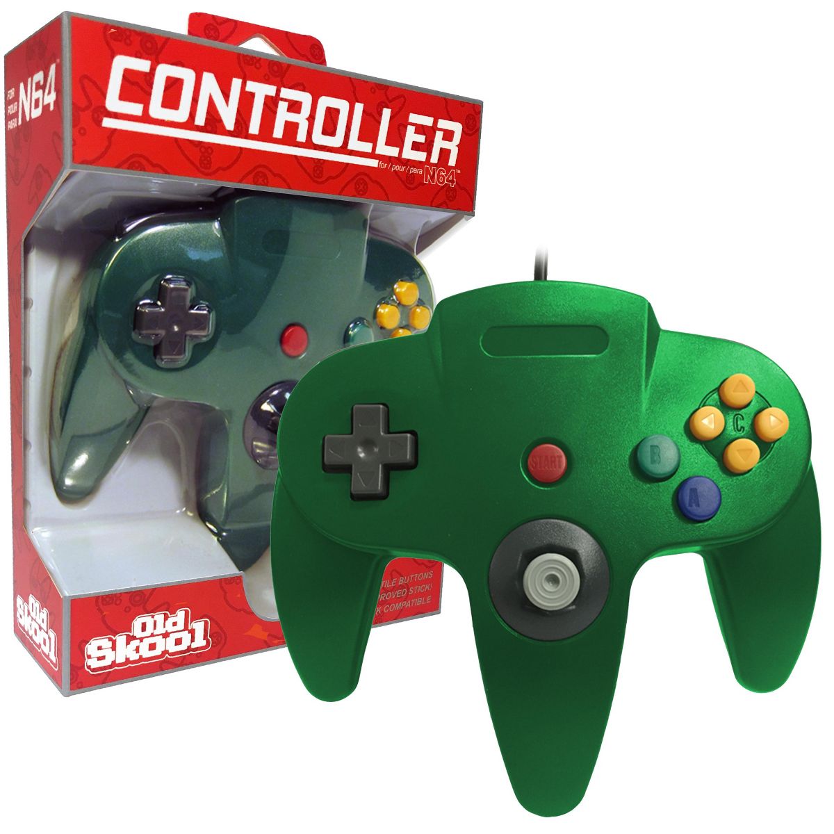 Old Skool Controller for Nintendo 64 | Galactic Gamez