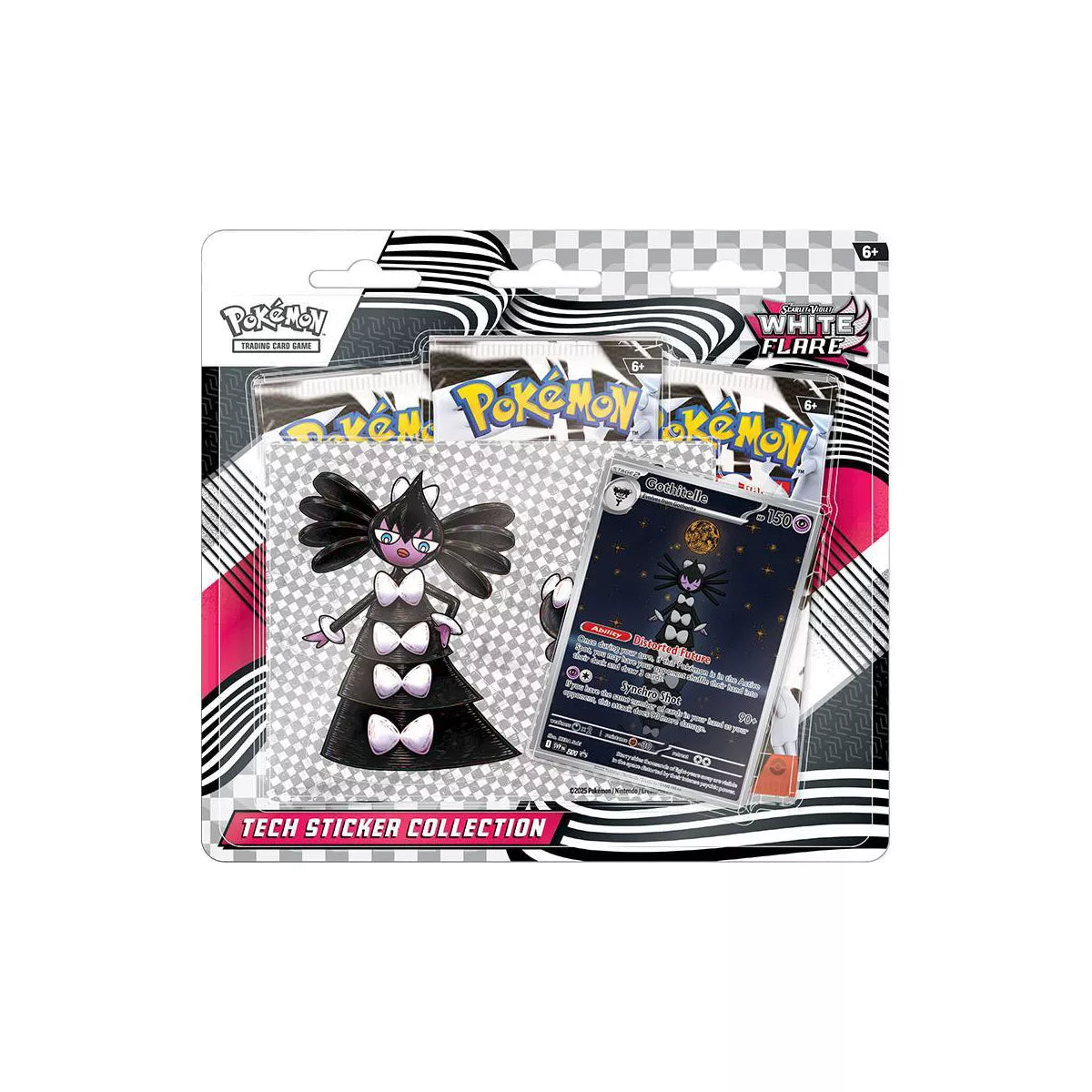 SV10.5 White Flare Tech Sticker Collection | Galactic Gamez