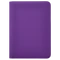 Arcane Fortress Binder: Solid Color Purple - Zippered, Side-Loading (9-Pocket) | Galactic Gamez