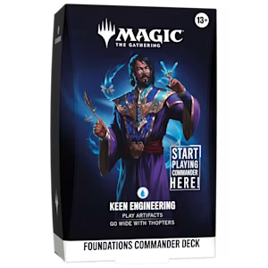 Foundations Commander Decks - Keen Engineering | Galactic Gamez