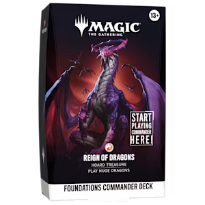 Foundations Commander Decks - Reign of Dragons | Galactic Gamez