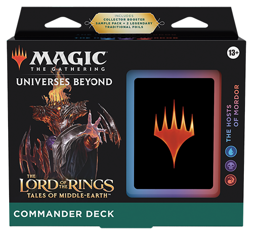 The Lord of the Rings: Tales of Middle-earth Commander Decks: The Hosts Of Mordor | Galactic Gamez