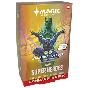 Marvel Super Heroes Collector Commander Deck - Wakanda Forever | Galactic Gamez