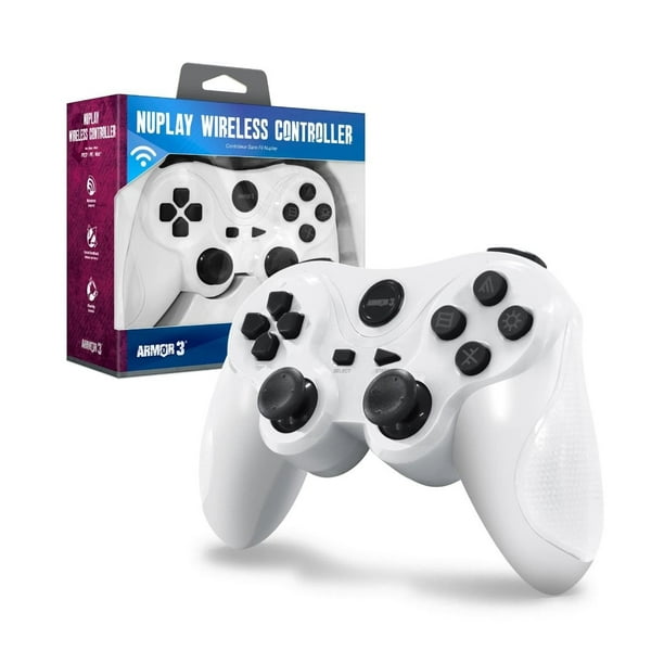 “NuPlay” Wireless Game Controller for PS3® (White) - Armor3 | Galactic Gamez