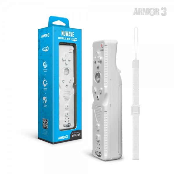 "NuWave" Controller with Nu+ for Wii® U/ Wii® (White) - Armor4 | Galactic Gamez