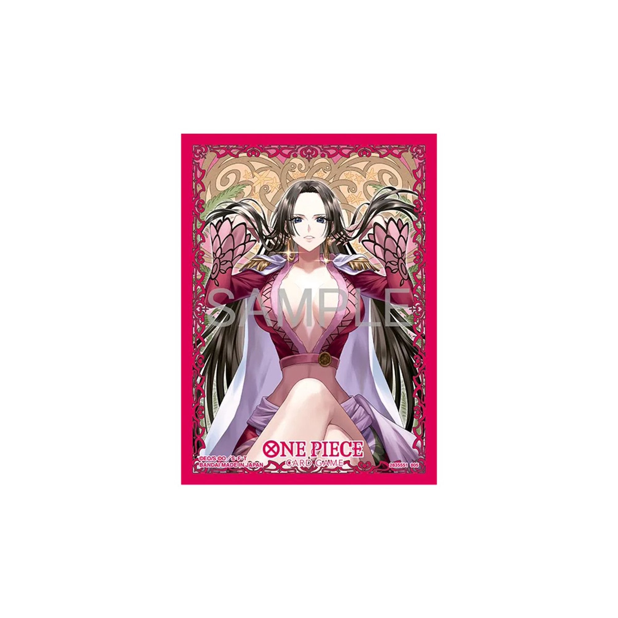 One Piece Card Game Official Sleeves: Assortment 13 - Boa Hanock (70-Pack) | Galactic Gamez