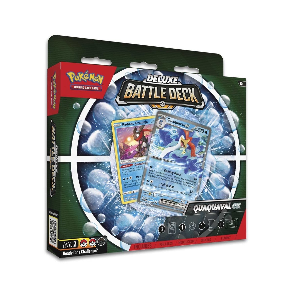 Pokémon TCG: Quaquaval ex Deluxe Battle Deck | Galactic Gamez