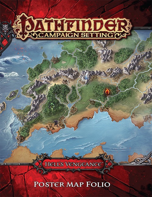 Pathfinder Campaign Setting Hell's Vengeance Poster Map Folio | Galactic Gamez
