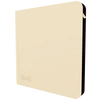 Arcane Fortress Binder: Solid Color Cream - Zippered, Side-Loading (12-Pocket) | Galactic Gamez