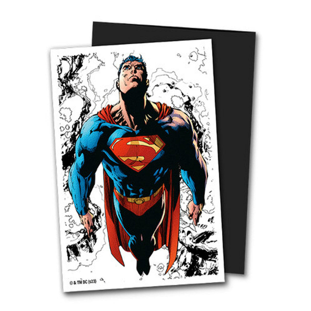 Dual Matte Sleeves Superman Full Color (100ct) | Galactic Gamez