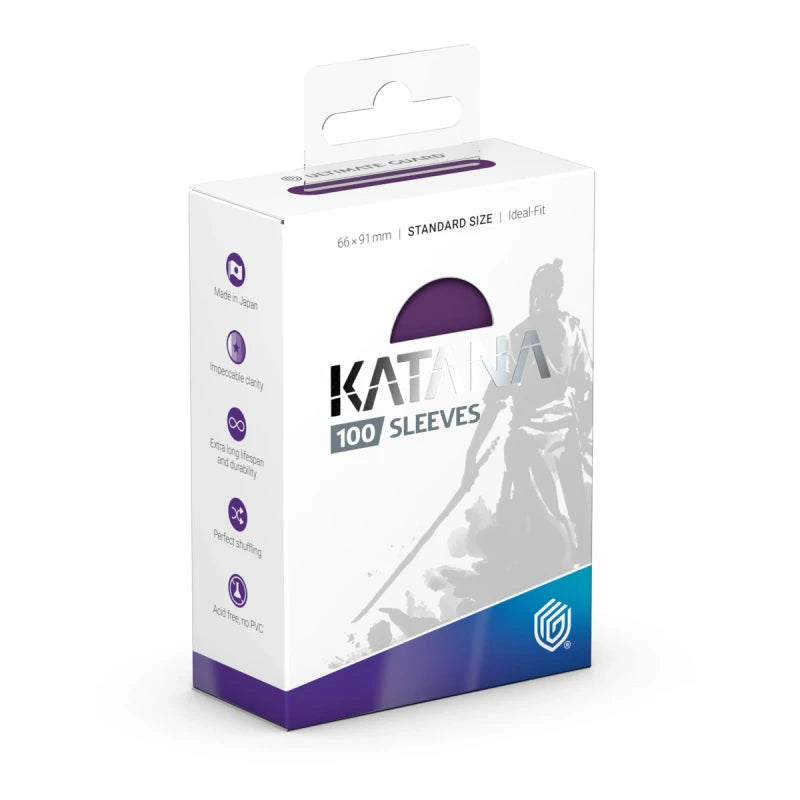 Katana Sleeves Standard Size (100) - Iris Bloom | Galactic Gamez