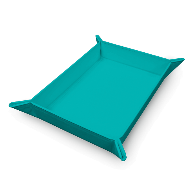 Vivid Magnetic Folding Dice Tray - Teal | Galactic Gamez