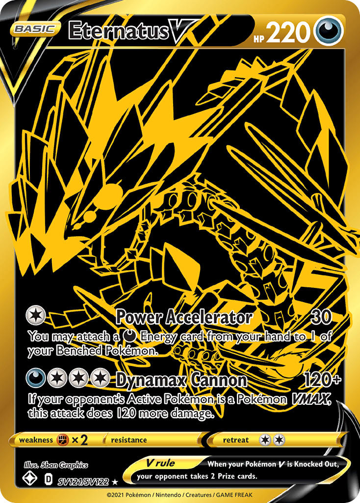 Eternatus V (SV121/SV122) [Sword & Shield: Shining Fates] | Galactic Gamez