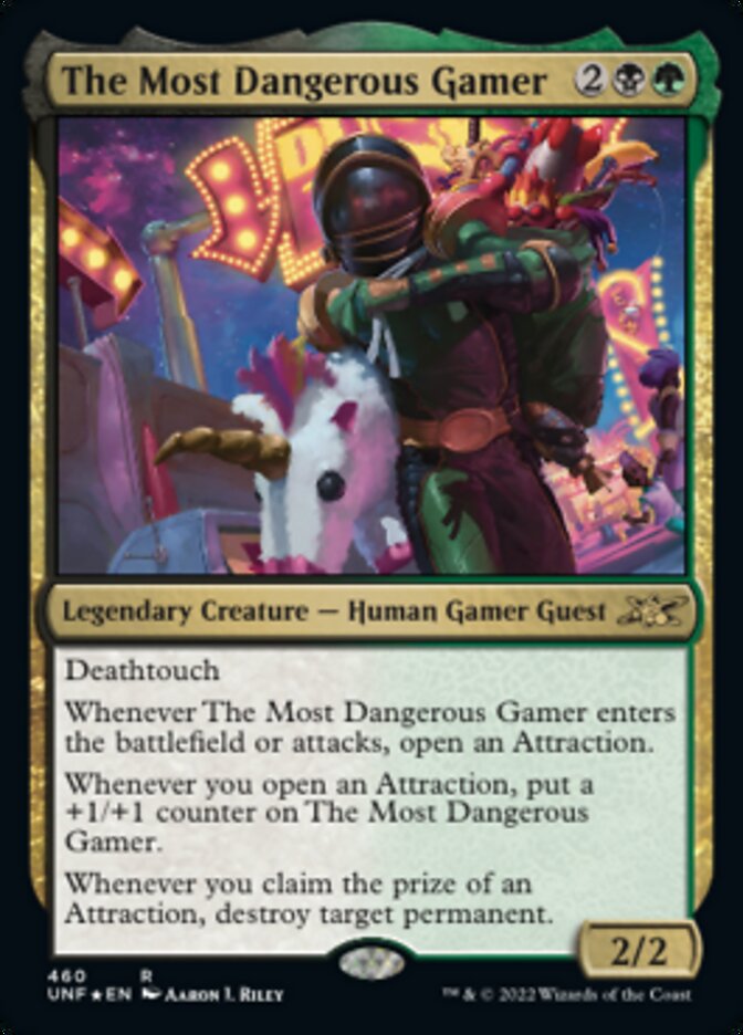 The Most Dangerous Gamer (Galaxy Foil) [Unfinity] | Galactic Gamez
