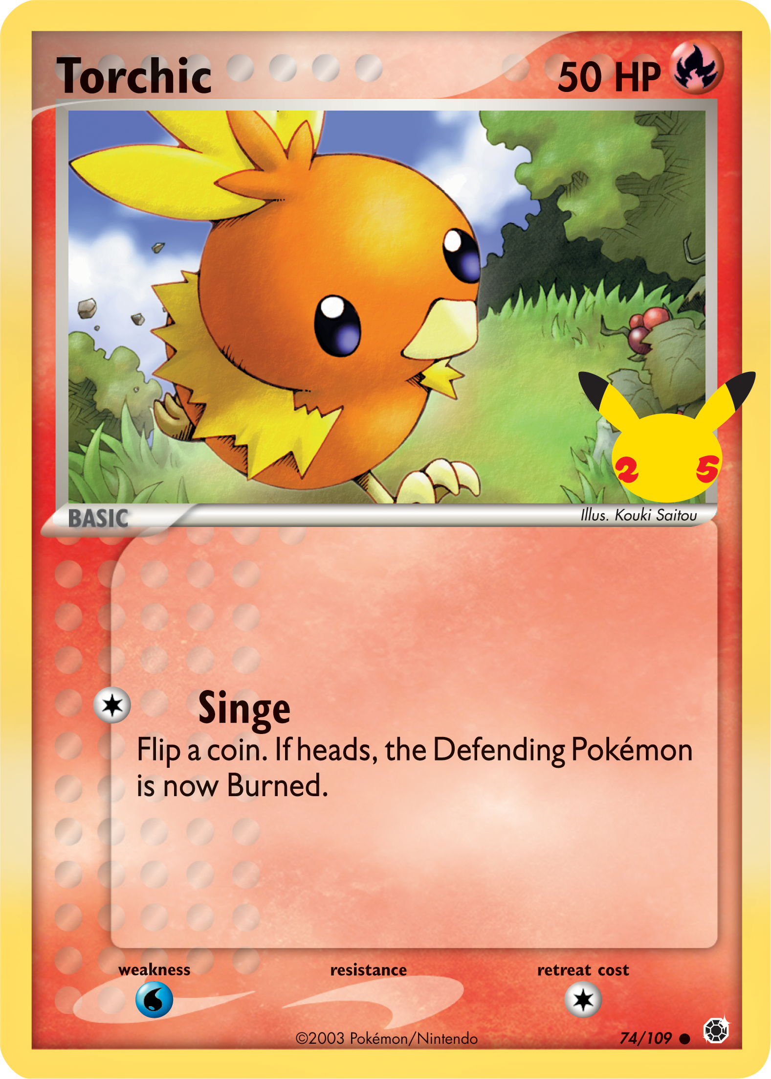 Torchic (74/109) (Jumbo Card) [First Partner Pack] | Galactic Gamez