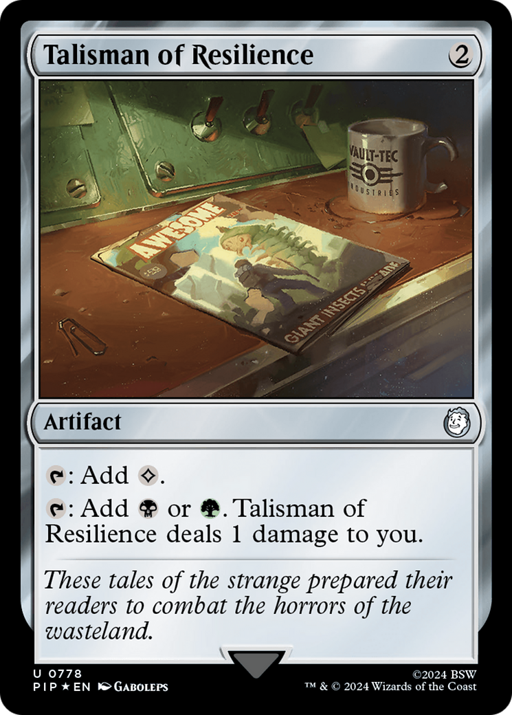 Talisman of Resilience (Surge Foil) [Fallout] | Galactic Gamez
