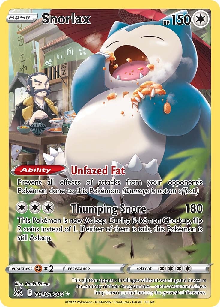 Snorlax (TG10/TG30) [Sword & Shield: Lost Origin] | Galactic Gamez