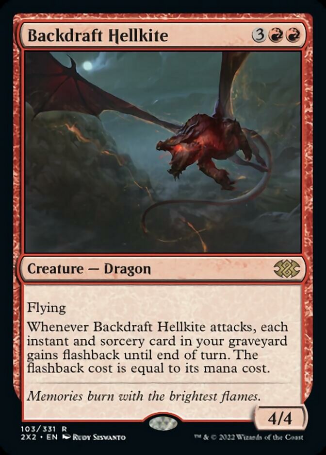 Backdraft Hellkite [Double Masters 2022] | Galactic Gamez