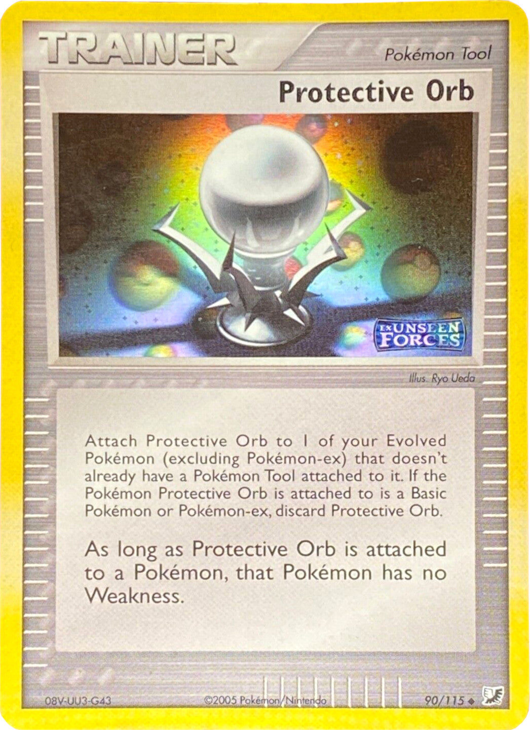 Protective Orb (90/115) (Stamped) [EX: Unseen Forces] | Galactic Gamez