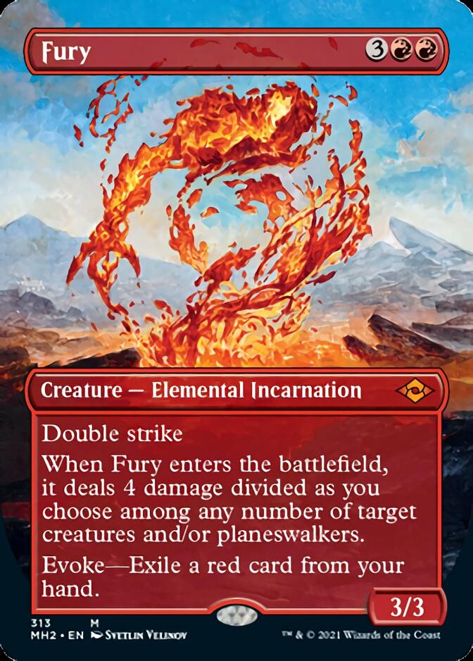 Fury (Borderless Alternate Art) [Modern Horizons 2] | Galactic Gamez