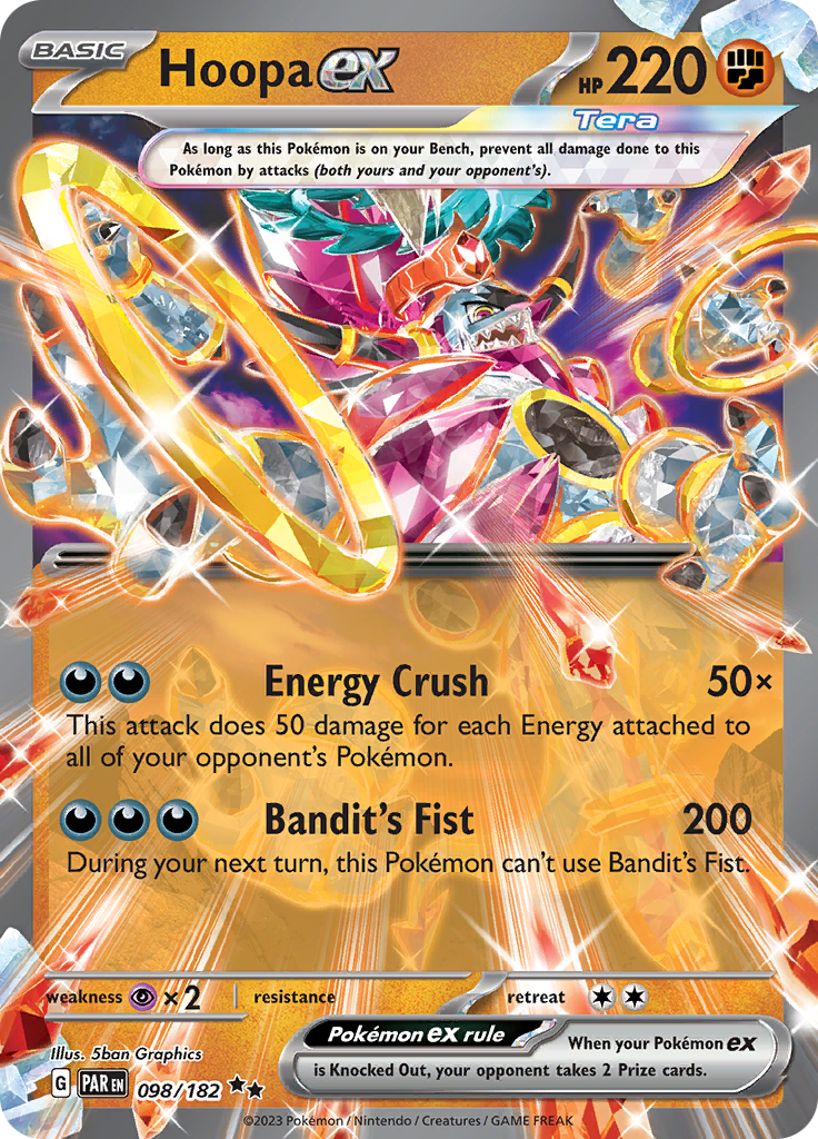 Hoopa ex (098/182) [Scarlet & Violet: Paradox Rift] | Galactic Gamez