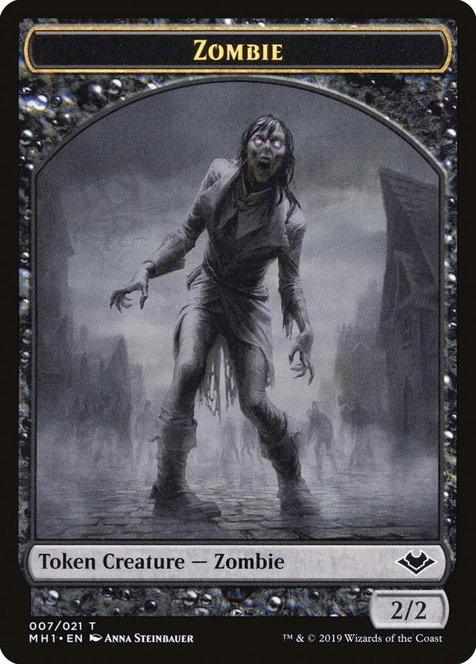 Angel (002) // Zombie (007) Double-Sided Token [Modern Horizons Tokens] | Galactic Gamez