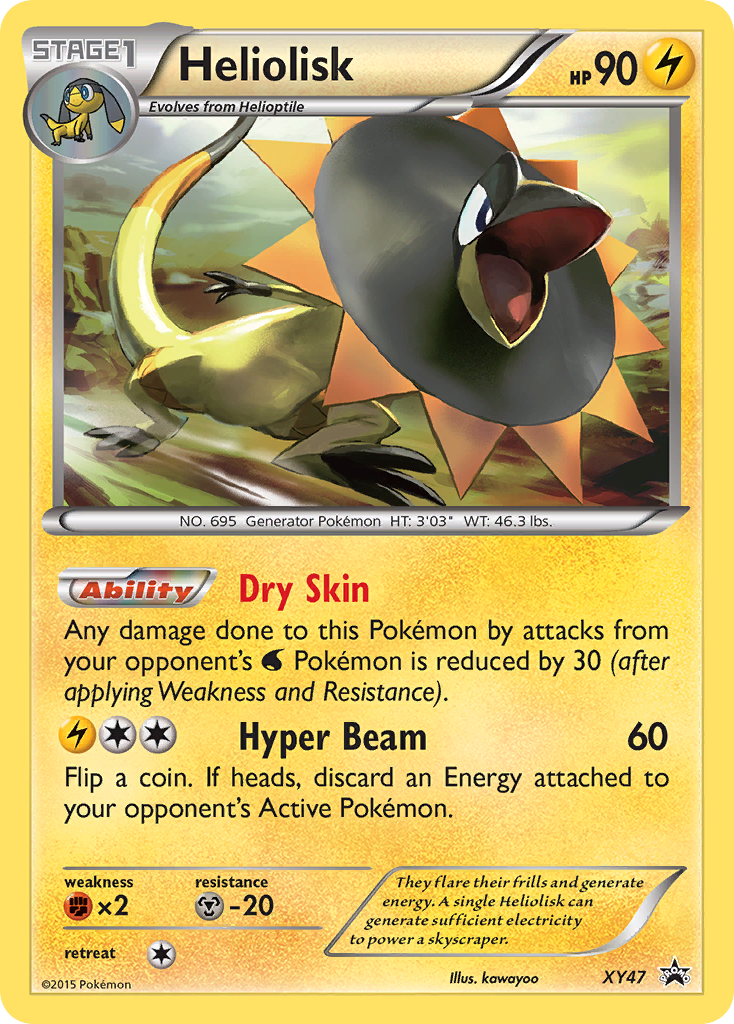 Heliolisk (XY47) [XY: Black Star Promos] | Galactic Gamez